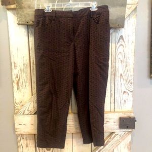 Talbots dress slacks chocolate brown